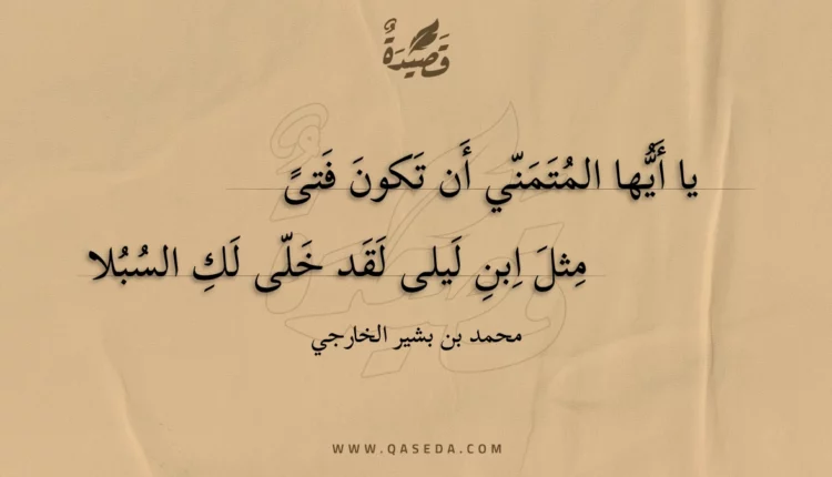 قصيدة يا أيها المتمني أن تكون فتى