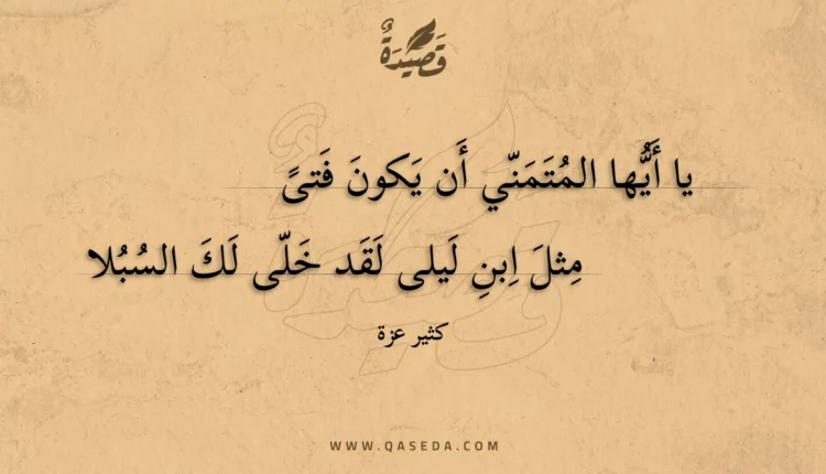 قصيدة يا أيها المتمني أن يكون فتى