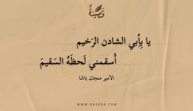 قصيدة يا بأبي الشادن الرخيم