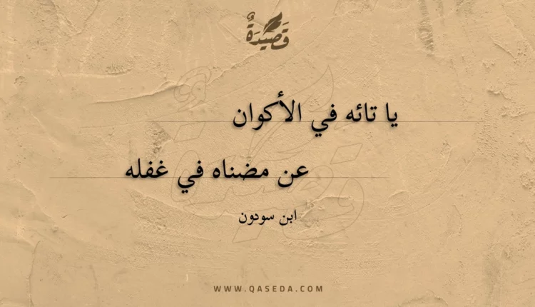 قصيدة يا تائه في الأكوان