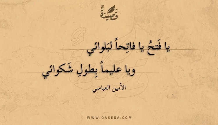 قصيدة يا فتح يا فاتحا لبلوائي