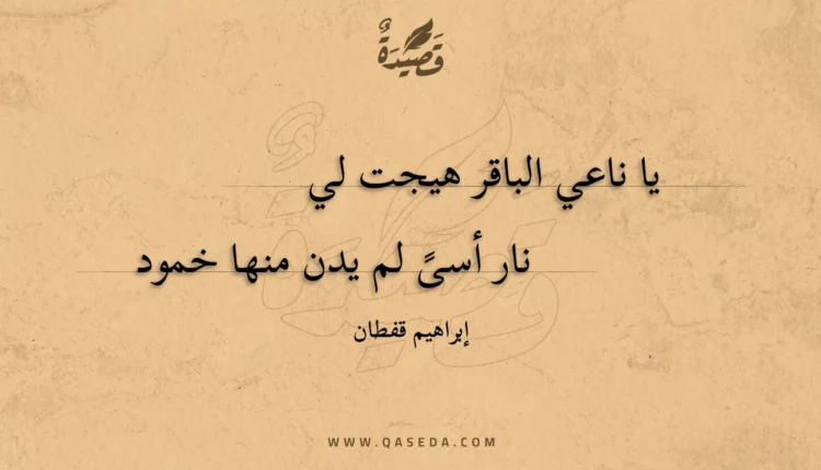 قصيدة يا ناعي الباقر هيجت لي