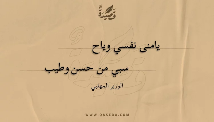 قصيدة يامنى نفسي وياحسبي