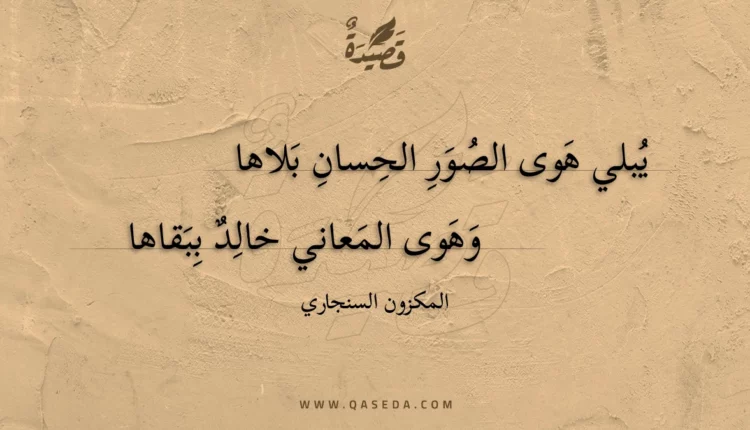 قصيدة يبلي هوى الصور الحسان بلاها