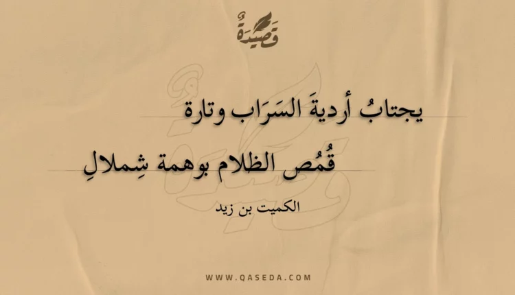 قصيدة يجتاب أردية السراب وتارة