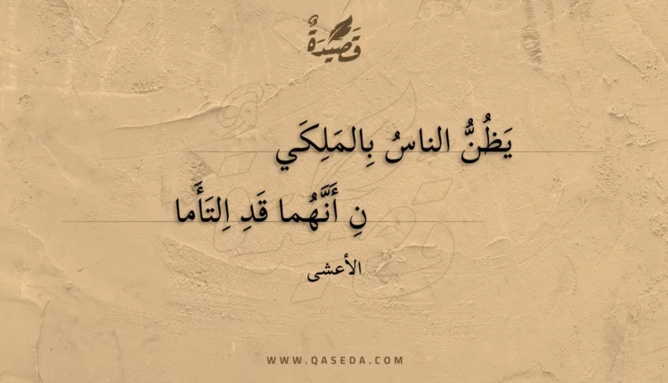 قصيدة يظن الناس بالملكي